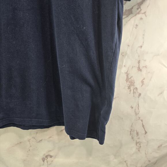 Everlane T Shirt Mens Medium Blue Short Sleeve Neck Organic Cotton Tee Premium - Picture 4 of 10